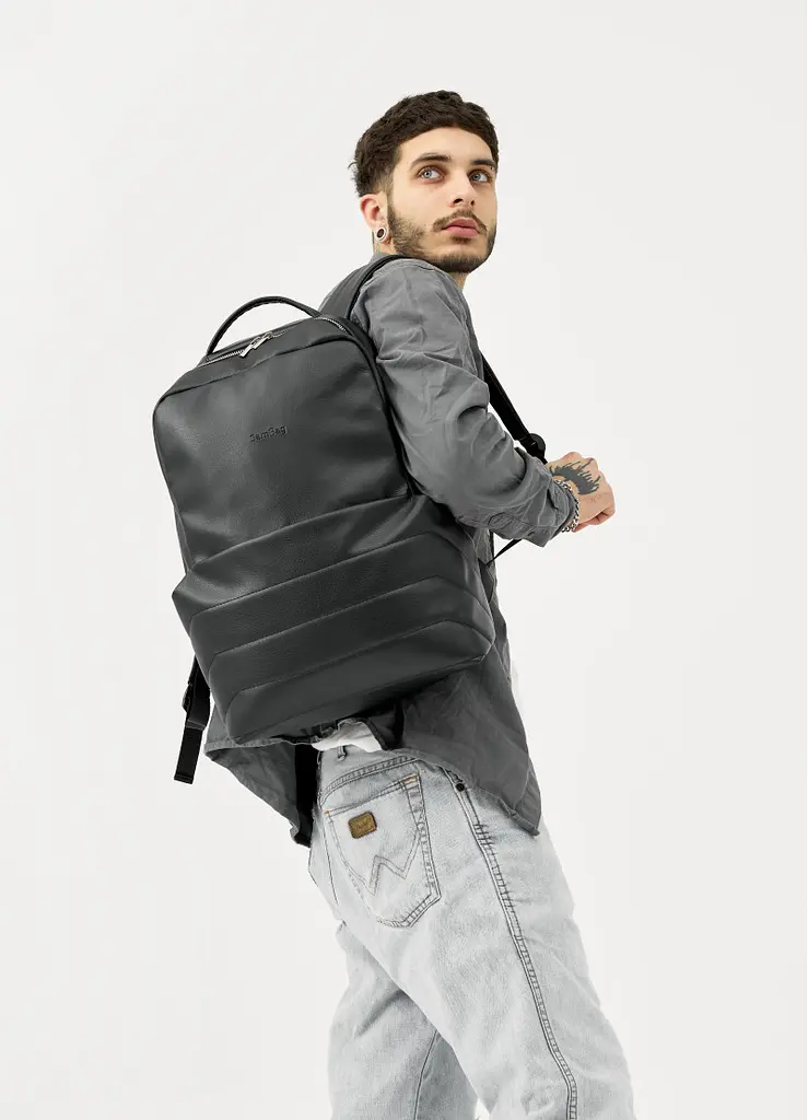 Чоловічий рюкзак Sambag ZARD DART чорний 44 х 31 х 15 см (25523001m)