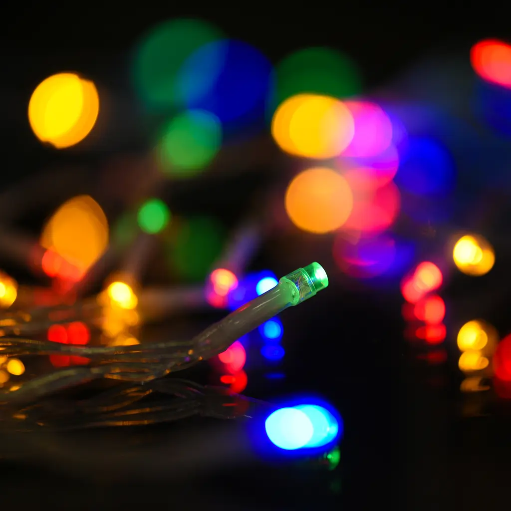 Електрогірлянда Yes! Fun нитка 70 LED статична 4.9 м різнокольорова (975058) - фото 5