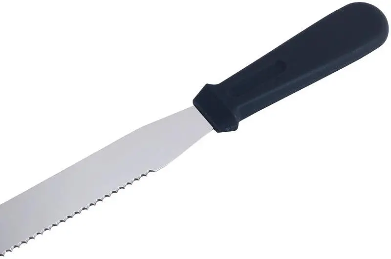 Форма для нарізки бісквіту регульована з ножем Kamille Ø24.5-33х8 см (37.8х3 см) kuh0007735 - фото 3