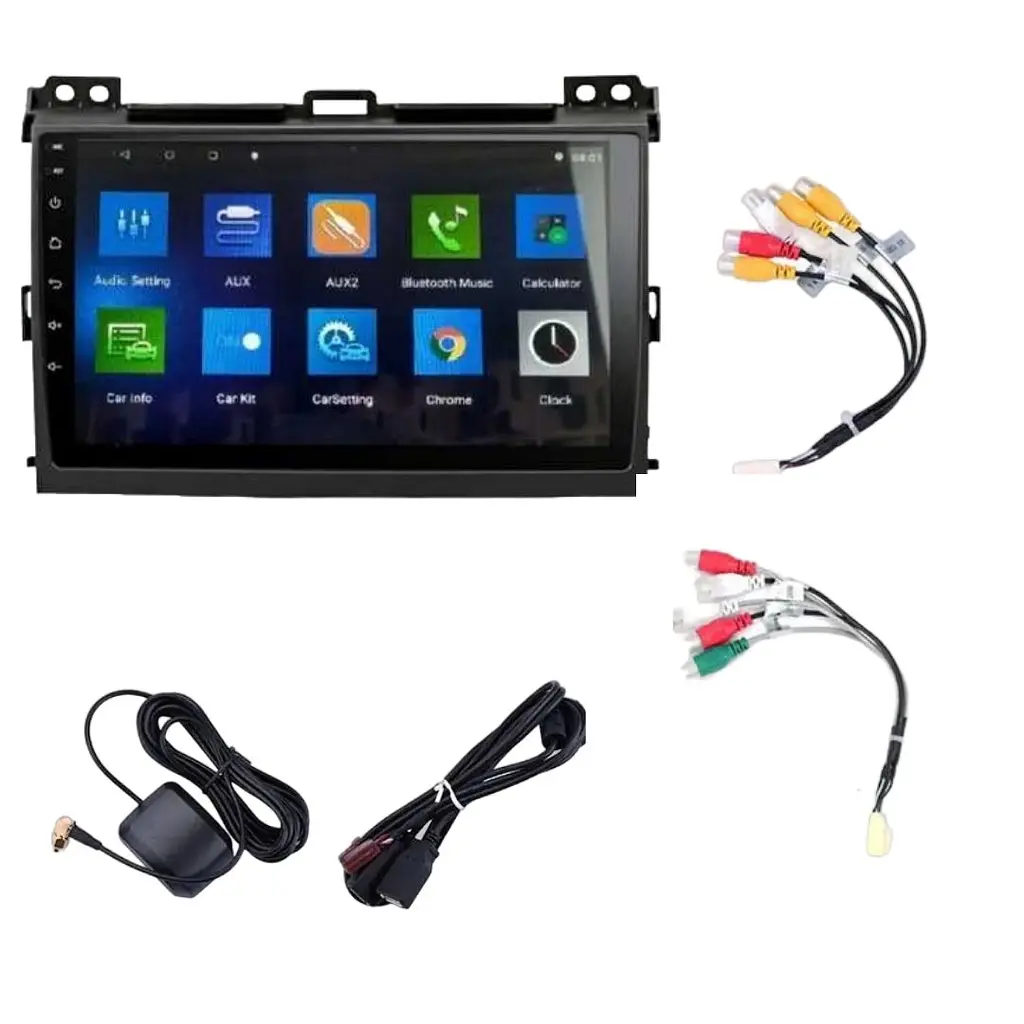 Штатна автомагнітола XPRO Toyota Prado 120 2004-2009 (9") Android 10.1 (4/32) чорний (MER-14143_5408) - фото 10