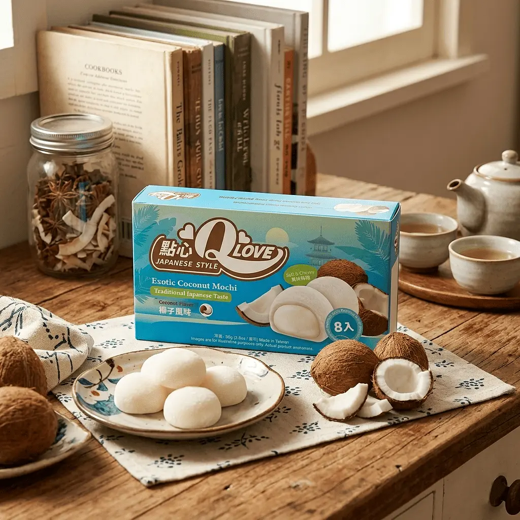 Моті QLove Exotic Coconut Mini Mochi 80г - фото 4