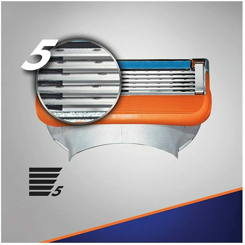 Станок для бритья Gillette Fusion с 11 сменными картриджами - фото 2