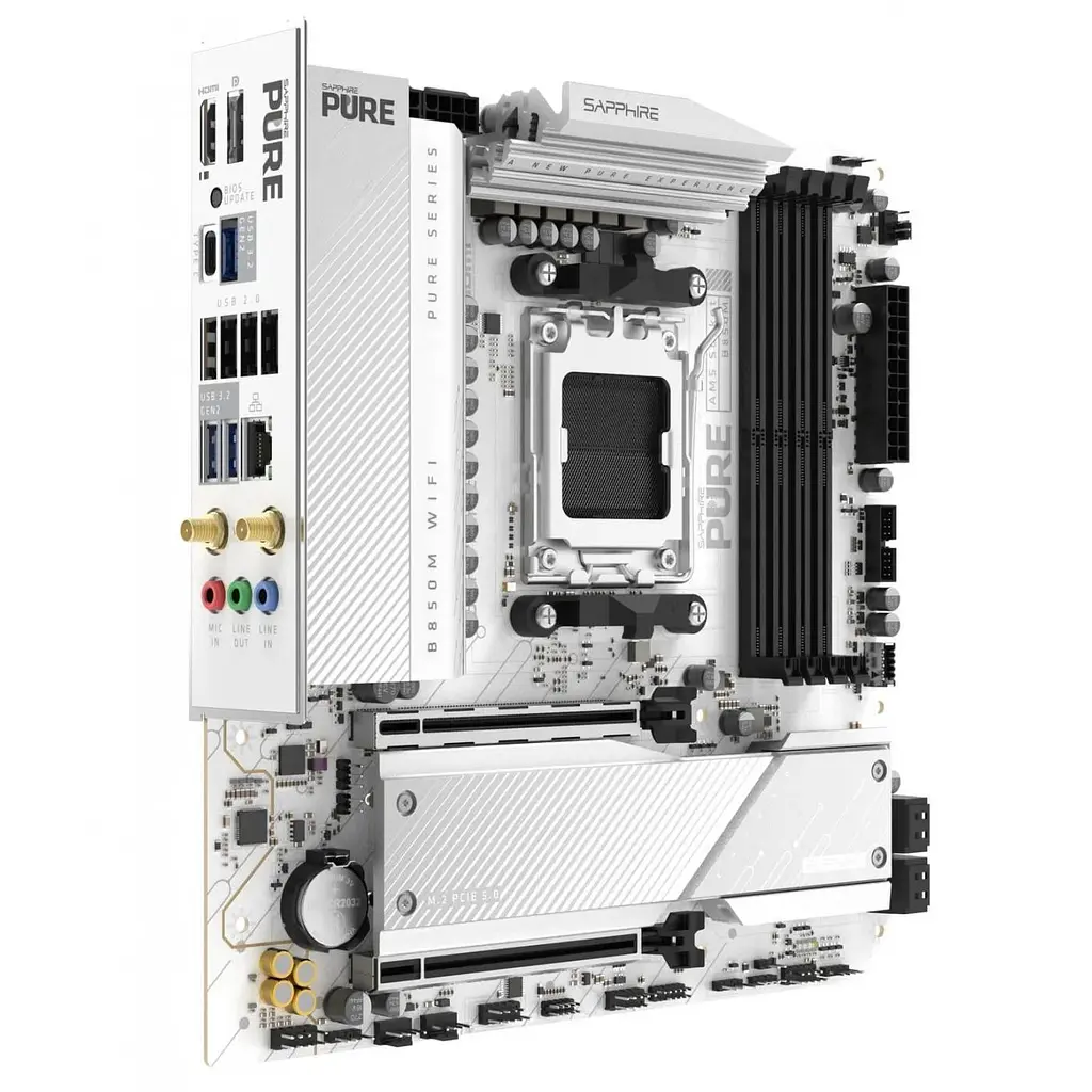 Материнская плата PURE B850M WIFI sAM5 Sapphire teh0024956 - фото 8