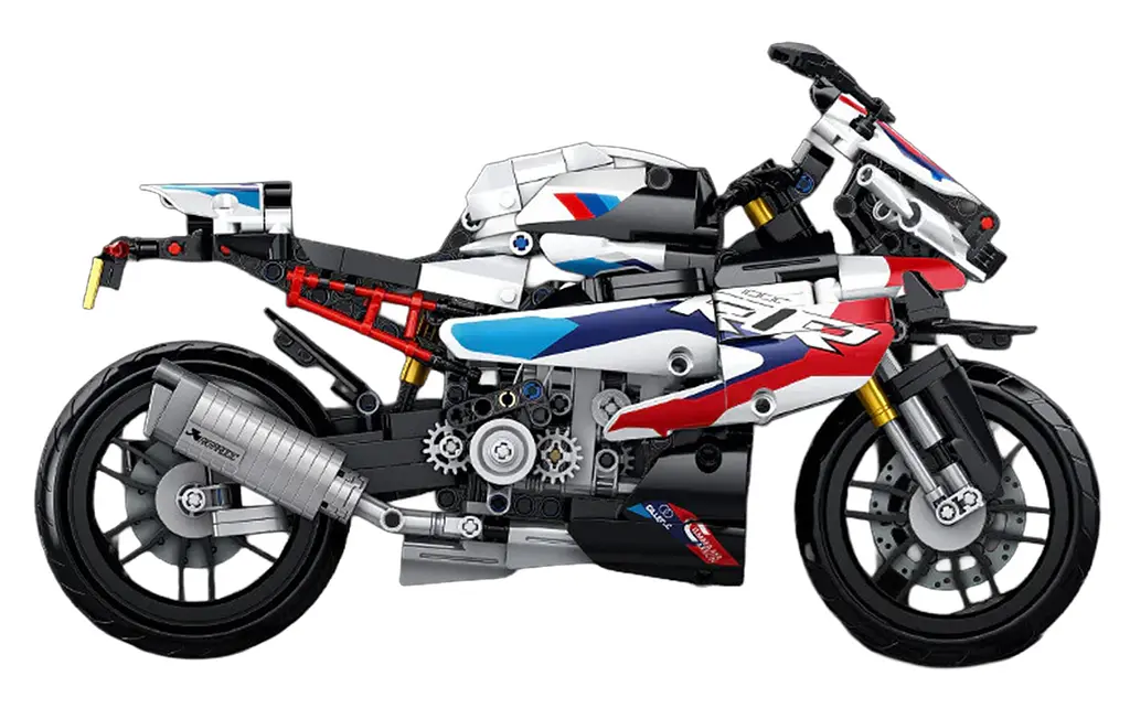 Конструктор Гоночный Мотоцикл 912 элементов Ramiz - фото 7