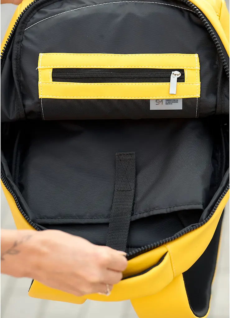 Рюкзак унісекс Sambag Zard LZN жовтий 46 х 28 х 13 см (25000028) - фото 7