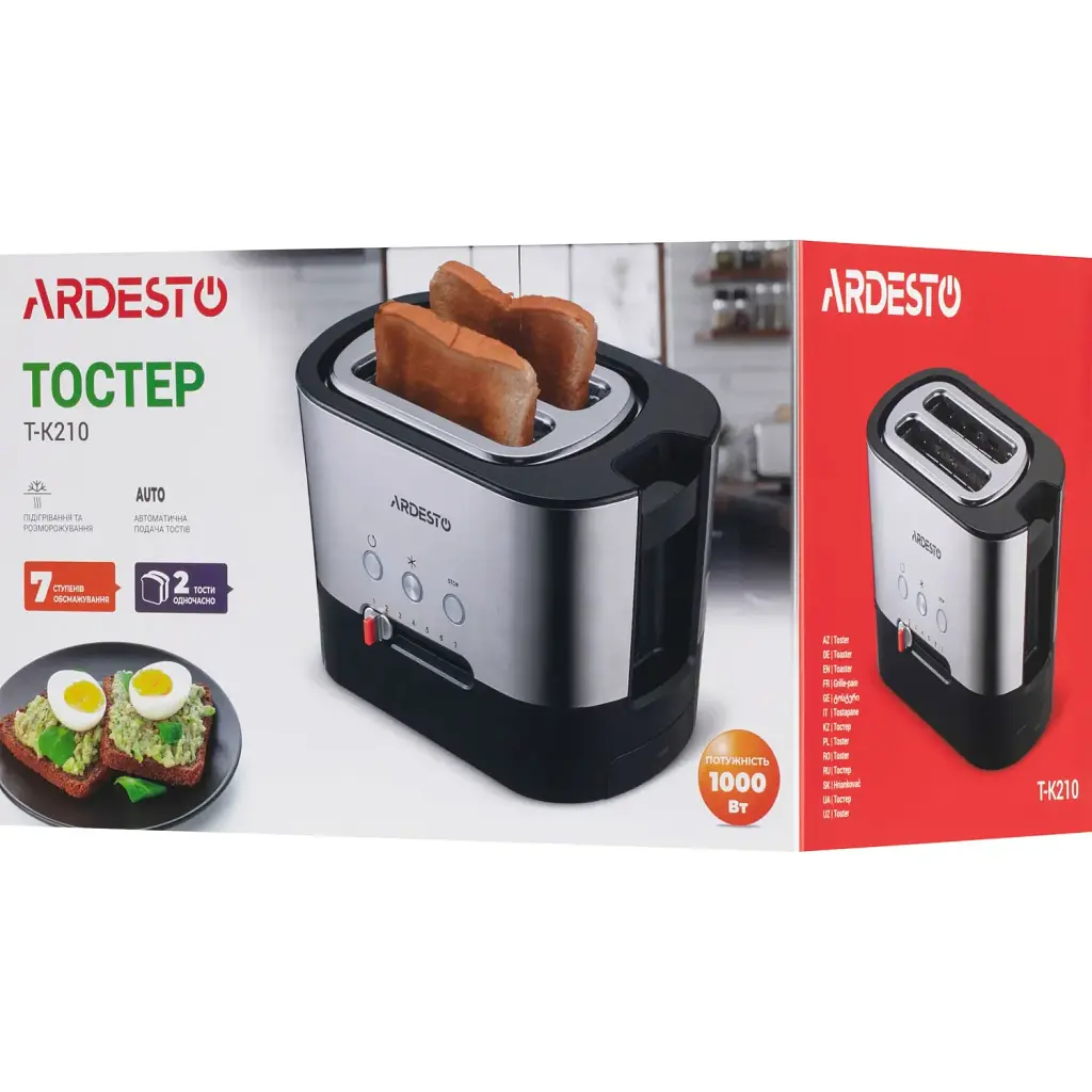 Тостер Ardesto T-K210 [100484] - фото 6