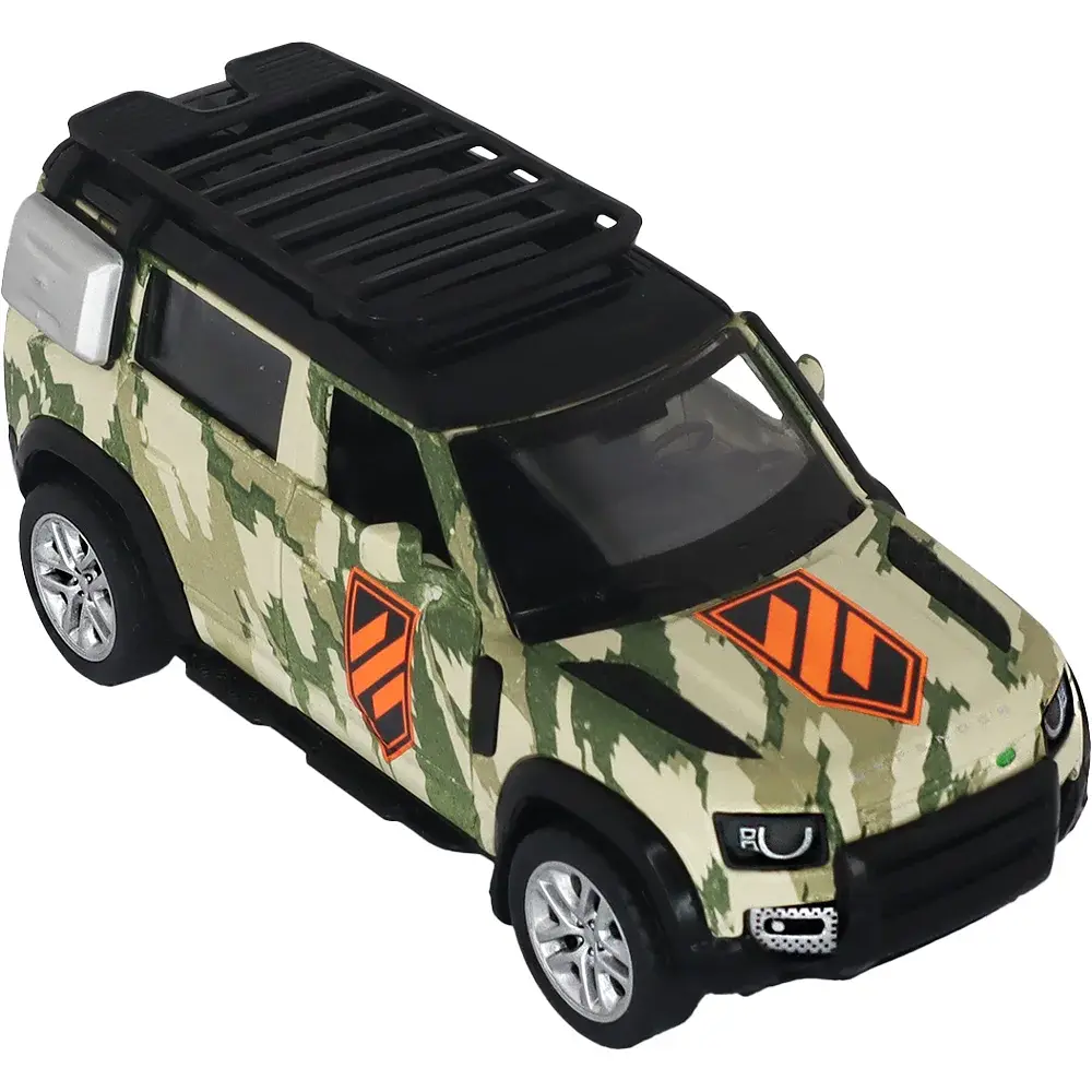 Машинка TechnoDrive серії Шеврони Героїв LAND ROVER DEFENDER 110 "3 ОШБр" - фото 7
