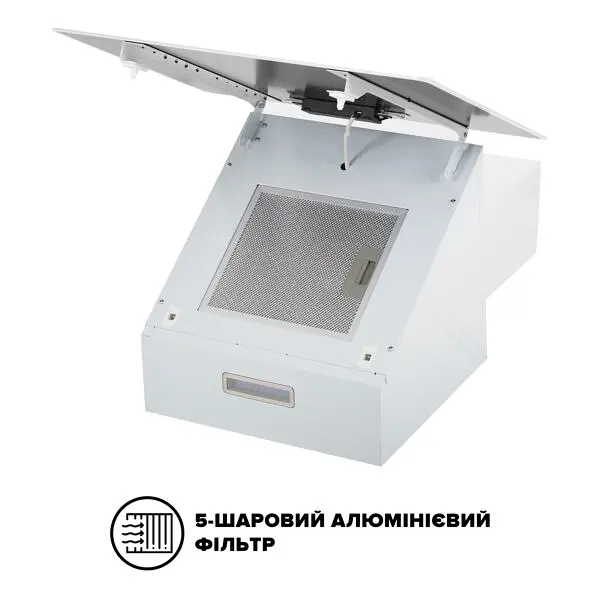Витяжка Interline FLOW WH A/60/GL/M - фото 4