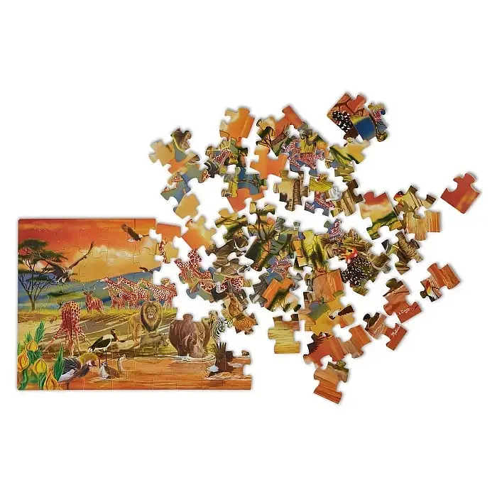 Мега-пазл Melissa&Doug Сафарі, 100 елементів (MD12873) - фото 2