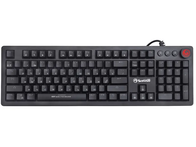 Клавіатура Marvo KG917 Multi-LED Mechanical Blue Switch USB - фото 2