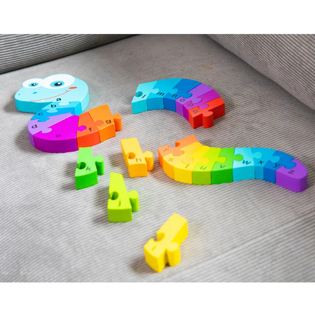 Пазл New Classic Toys Азбука Змійка, англійська, 26 елементів (10533) - фото 4