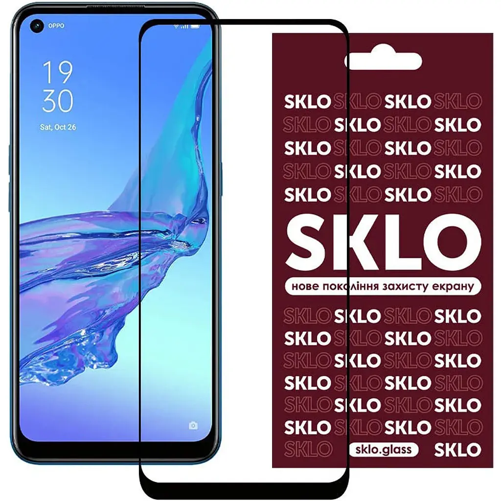 Захисне скло Sklo Full Glue 3D Tempered Glass для Oppo A78 4G Black [95289] - фото 2
