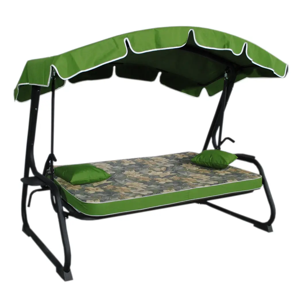 Садовая диван-качалка Ost-Fran Malta лонета Versalles Flor Verde/тексилк 23003 - фото 2