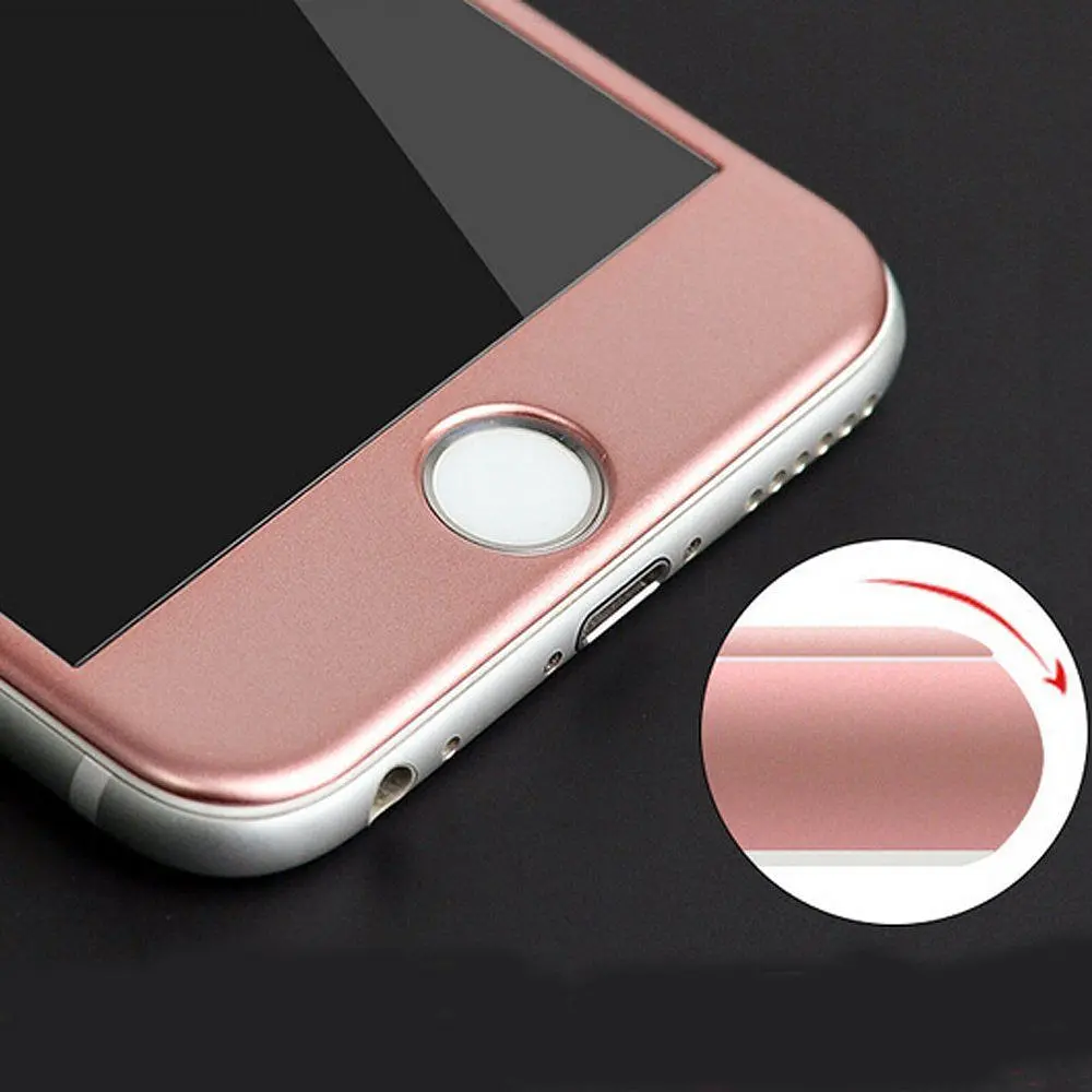 Захисне скло 3D iPhone 6 6s бронь екрана дисплея Rinco rose gold - фото 2