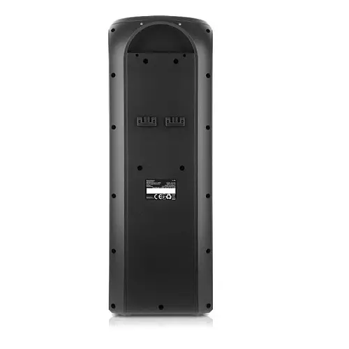 Колонка портативна 1.0 REAL-EL X-780, Black, 2 x 40 Вт, RGB підсвічування, USB, Bluetooth, AUX, Micro SD, TWS, 2хMic, функція караоке, 4000 мАг, час роботи до 8 год (EL121600030) - фото 5