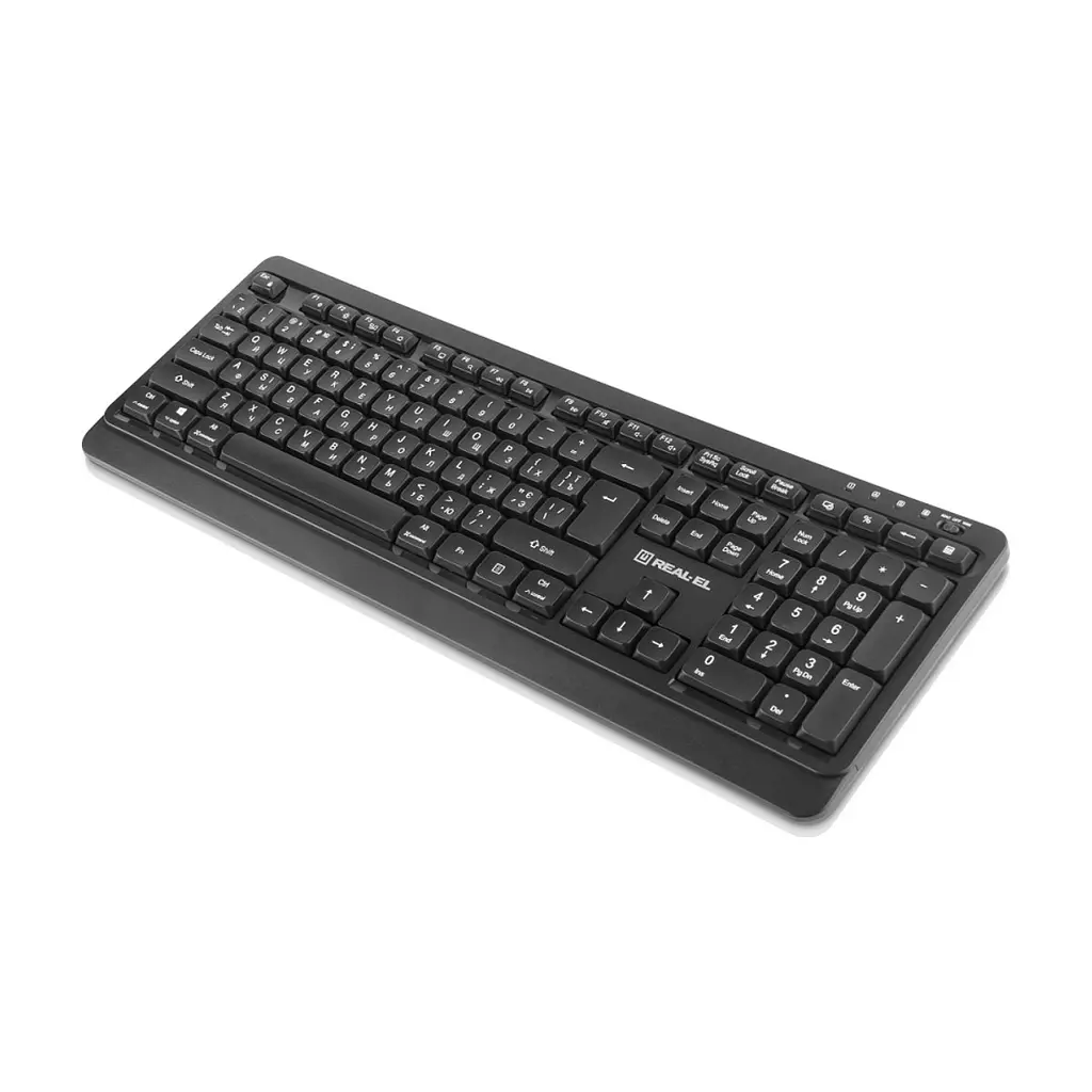Клавіатура REAL-EL RK-760W Wireless Black (EL123100058) - фото 4