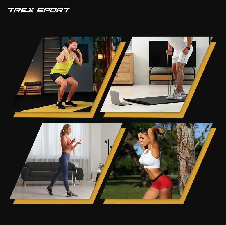 Набір резинок для фітнесу Trex Sport TX-003PB 3в1 2-30кг - фото 7