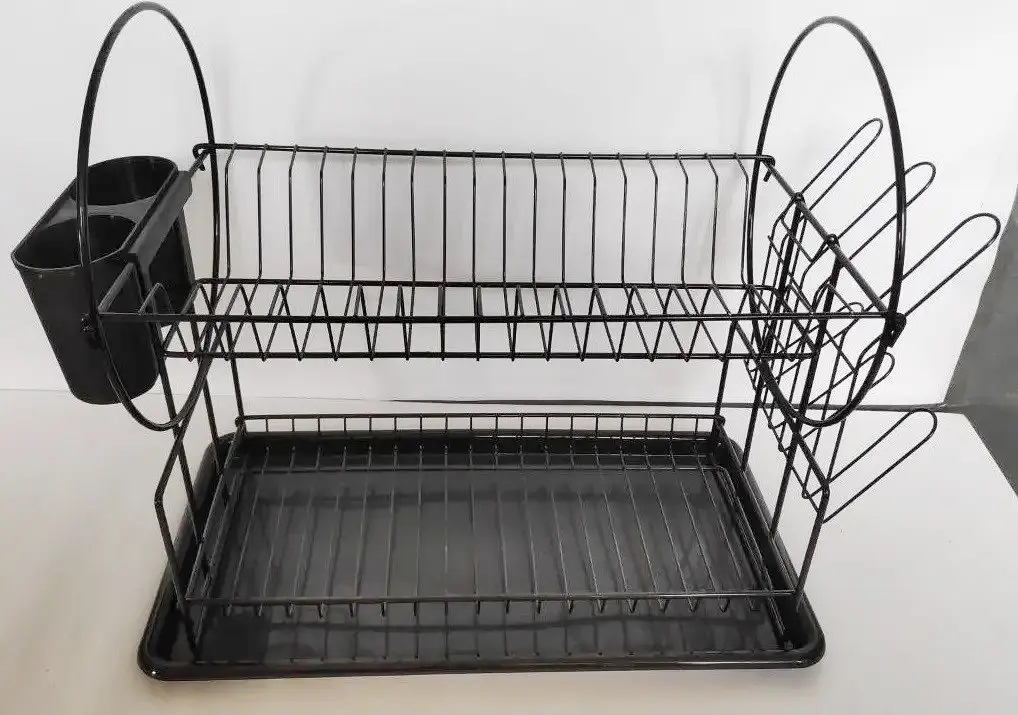 Сушіння для посуду Dish Rack WL 2605 S чорна - фото 2