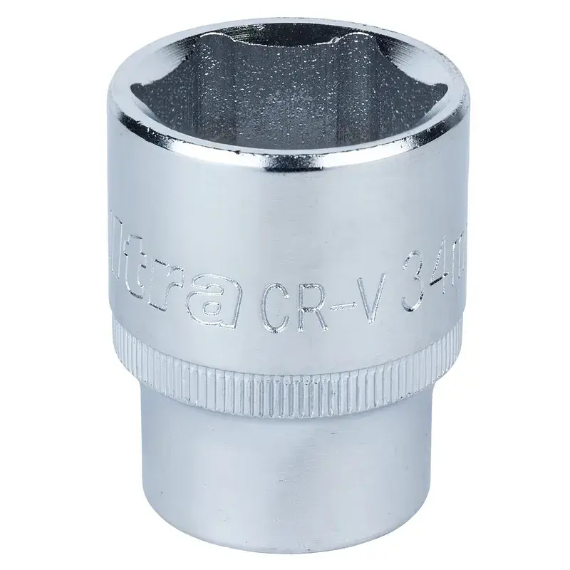 Насадка шестигранна 3/4" 34мм CrV ULTRA (6075342) - фото 2