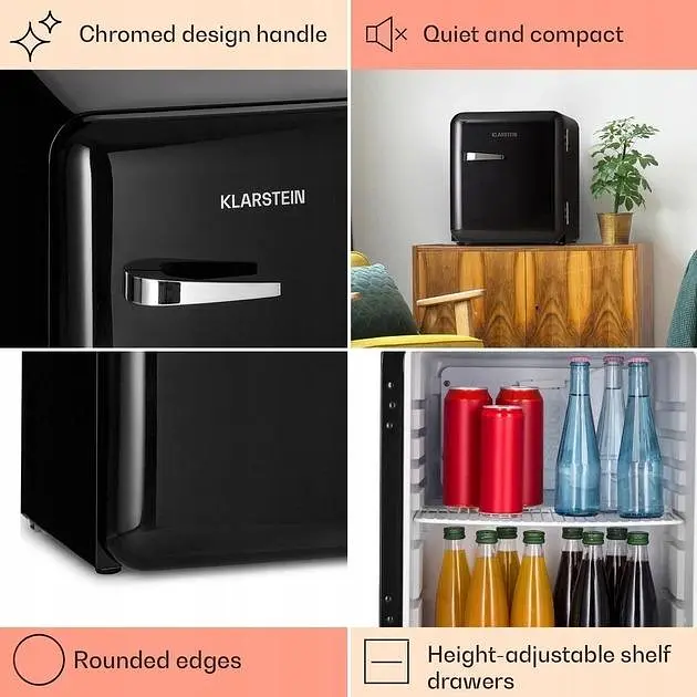 Мини холодильник ретро Klarstein Audrey (10040738) - фото 2