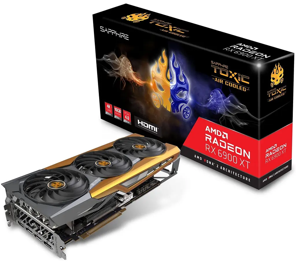 Відеокарта Sapphire AMD Radeon RX 6900 XT 16Gb Toxic Air Cooled (11308-11-20G) (11308-97-90G) (GDDR6, 256 bit, PCI-E v4.0 x16) FR - фото 8