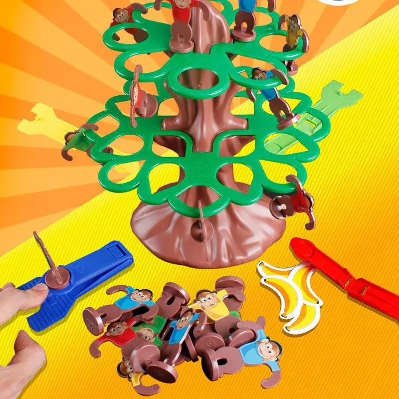 Настільна інтерактивна гра Ummi 707-31 Jumping Monkeys Game Brown / Green - фото 4