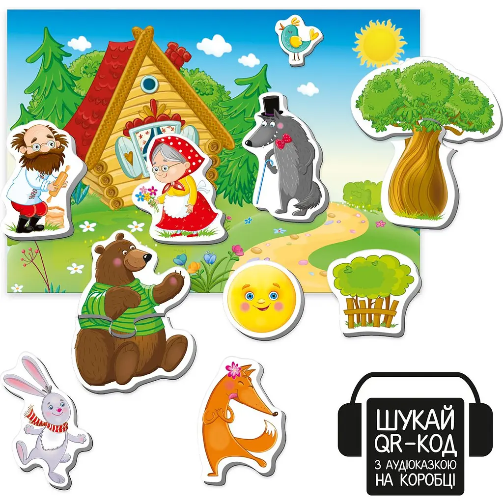 Магнитный театр Vladi Toys Сказочные голоса Колобок с аудиосказкой (VT3206-38) - фото 2