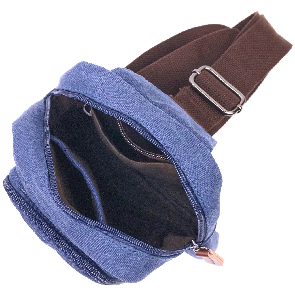 Сумка Vintage через плече з щільного текстилю 15х22х6 см Vintage 15х22х6 см sum0021427 - фото 4