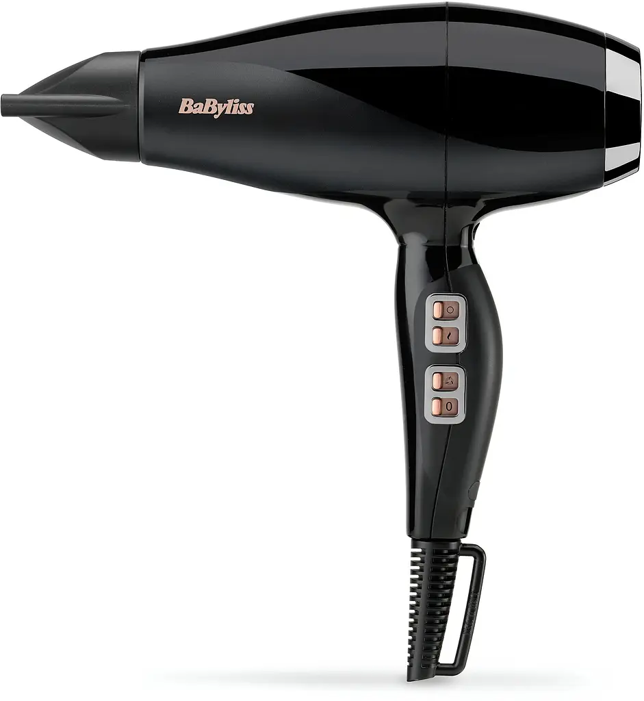 BaByliss Фен Air Power Pro, 2300Вт, 3 режими, дифузор, іоніз-я, хол. обдув, кераміка, чорно-рожевий - фото 9