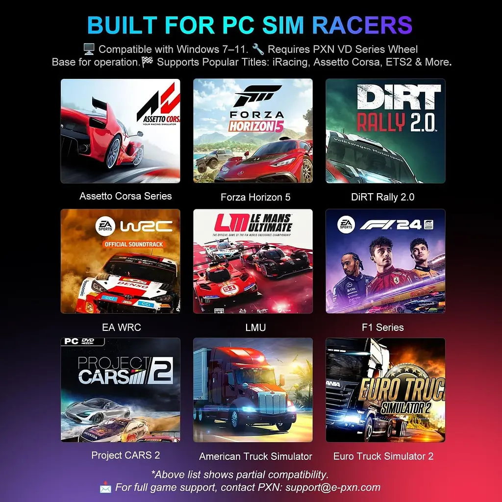 Кермо PXN WCS R2 for PC RGB 33cм - фото 9