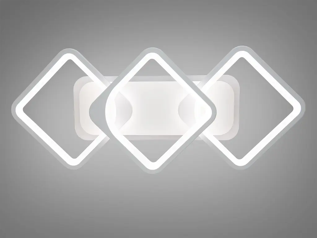 Светодиодная люстра Romin 8060 белая с пультом диммером 75W - фото 3