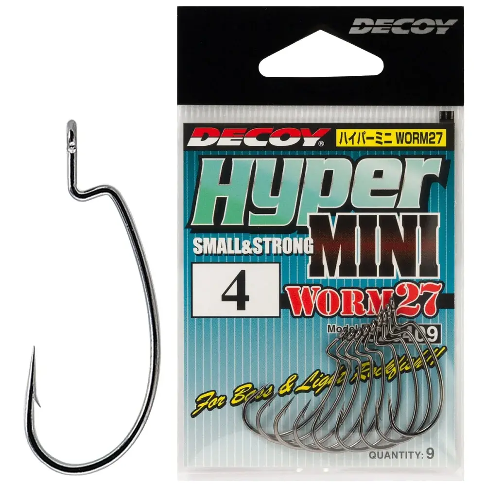 Крючок Decoy Worm27 Hyper Mini 6 (9 шт/уп)