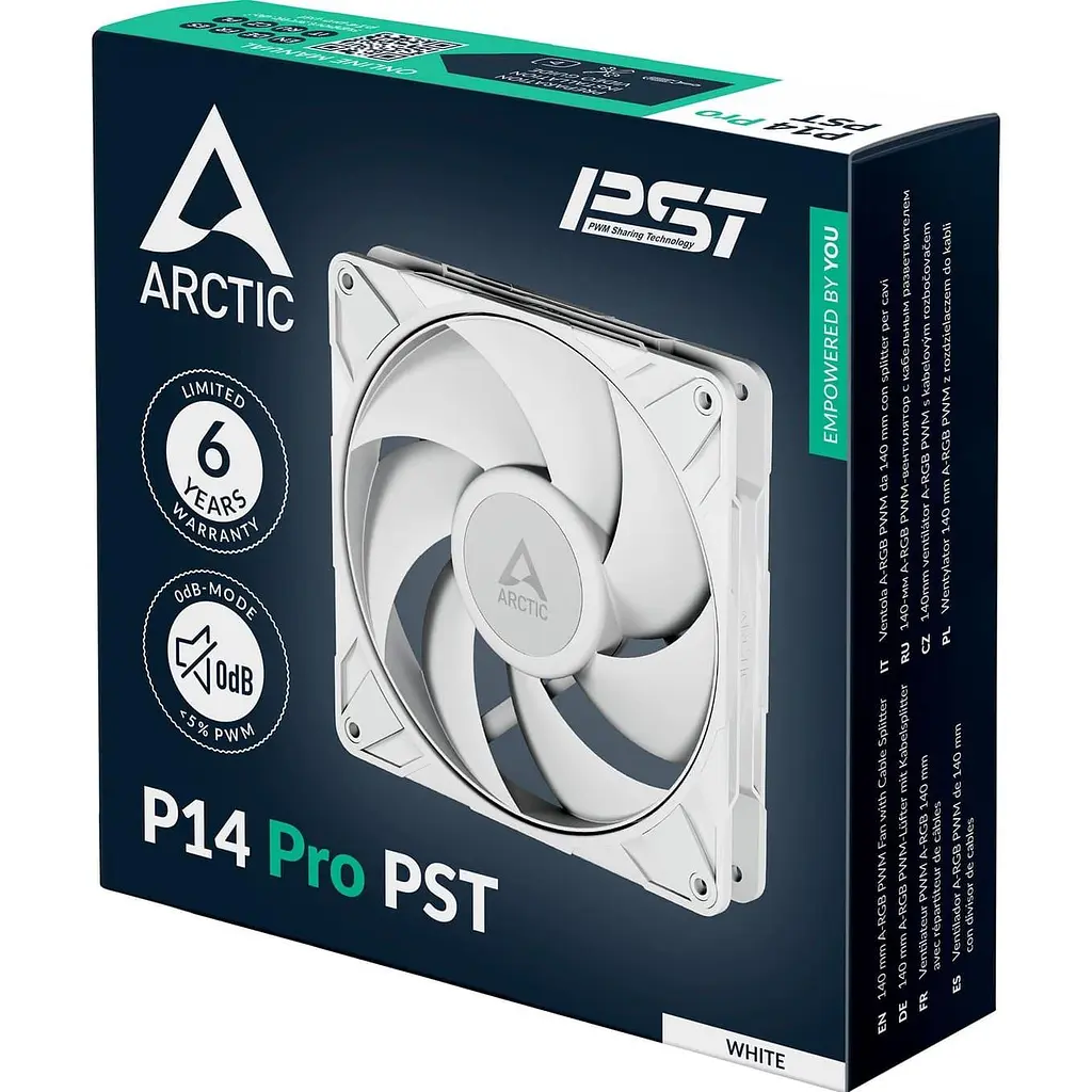 Вентилятор Arctic P14 Pro PST (ACFAN00317A) White - фото 6