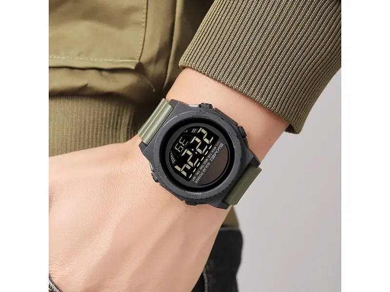 Чоловічий наручний годинник 2358AG Army Green Skmei acs0029970 - фото 5