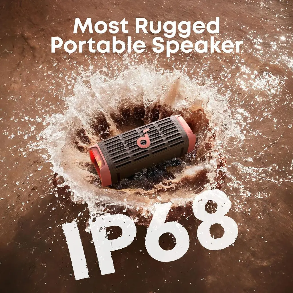 Портативна акустика Anker SoundСore Boom 3i коричневий (7149473) - фото 8