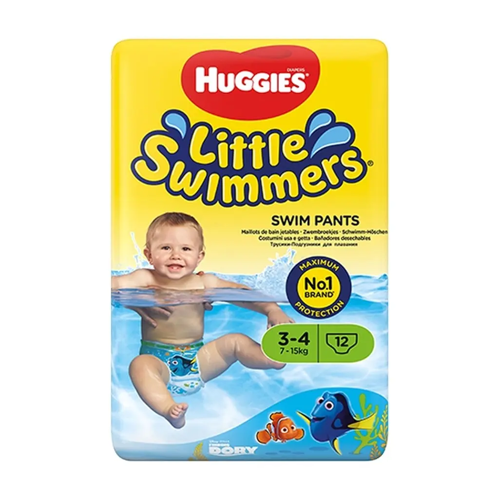 Підгузки Huggies Little Swimmer 3-4 (7-15 кг) 12 шт (36000183399) - фото 2
