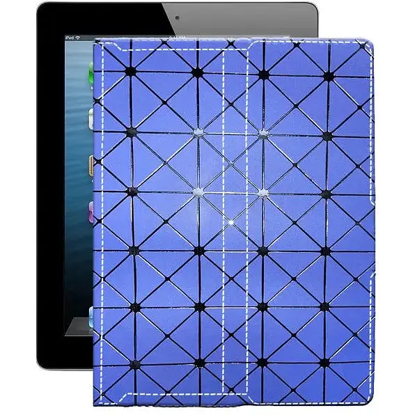 Чохол StatusCASE з екошкіри для планшету Apple iPad 4 Retina (MD525) Синій ромб - фото 1