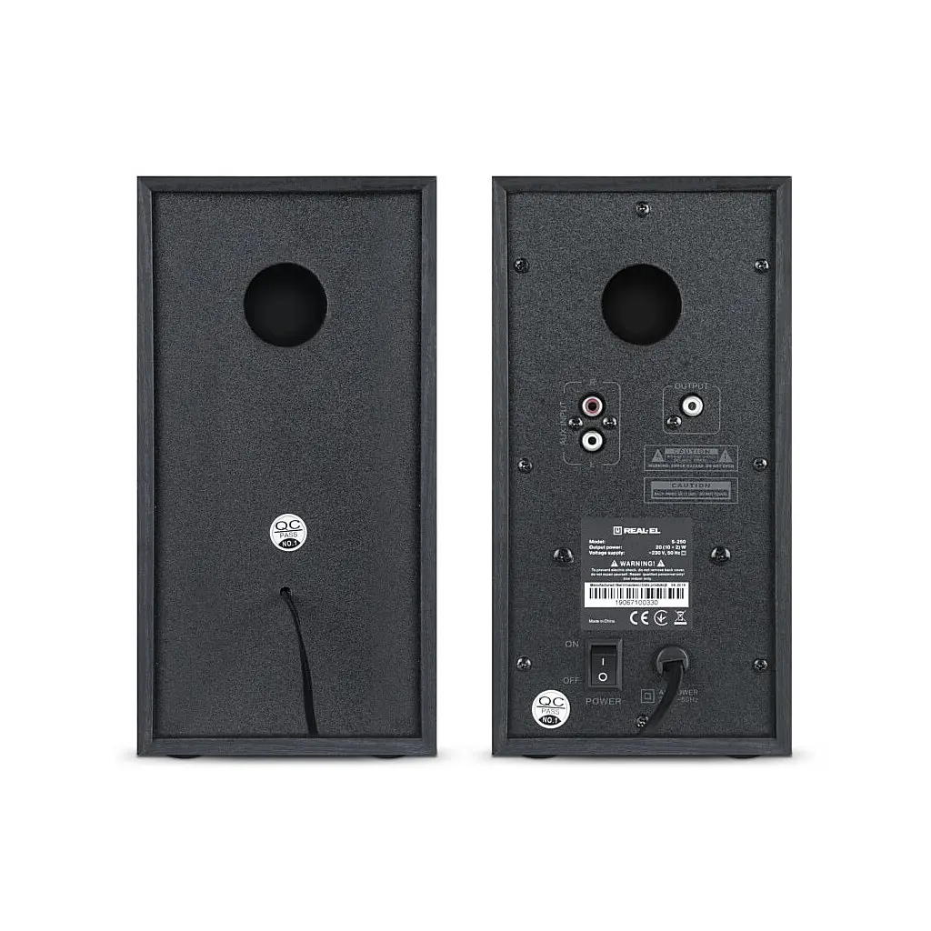 Акустична система REAL-EL S-250 Black (EL121000005) - фото 4