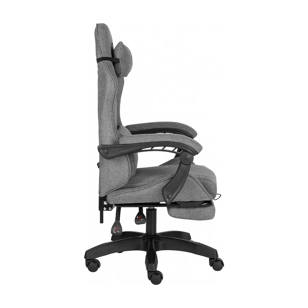 Крісло ігрове GT Racer X-2339 Black/Gray (X-2339 Fabric Black/Gray) - фото 4