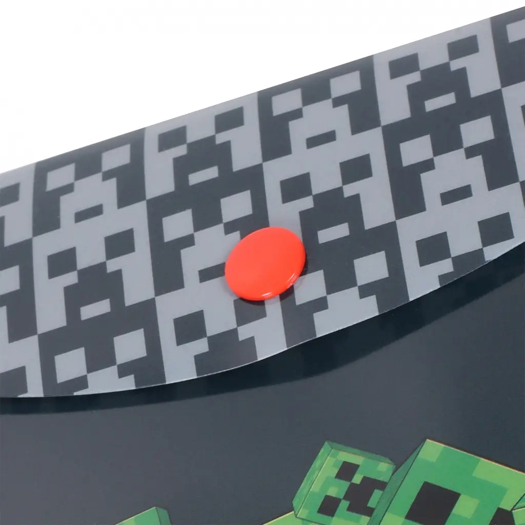 Папка - конверт Yes В6 на кнопці Minecraft Creepers (492344) - фото 2