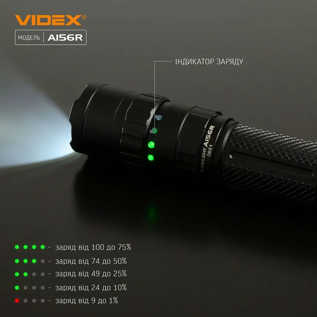 Ліхтарик Videx VLF-A156R [144607] - фото 9