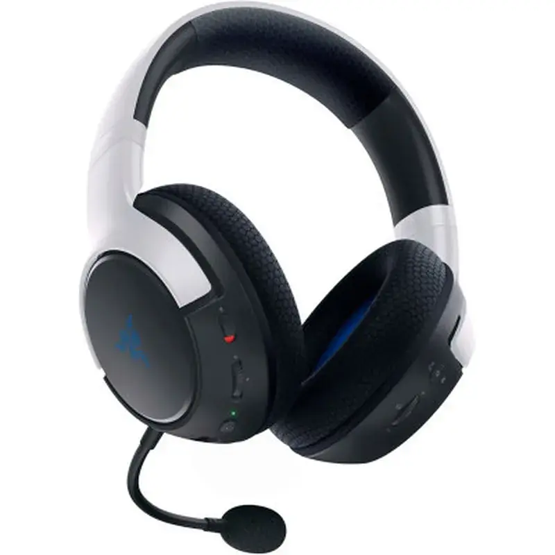 Навушники Razer Kaira Hyperspeed for PS5 Bluetooth White/Black (RZ04-03980200-R3G1) - фото 5