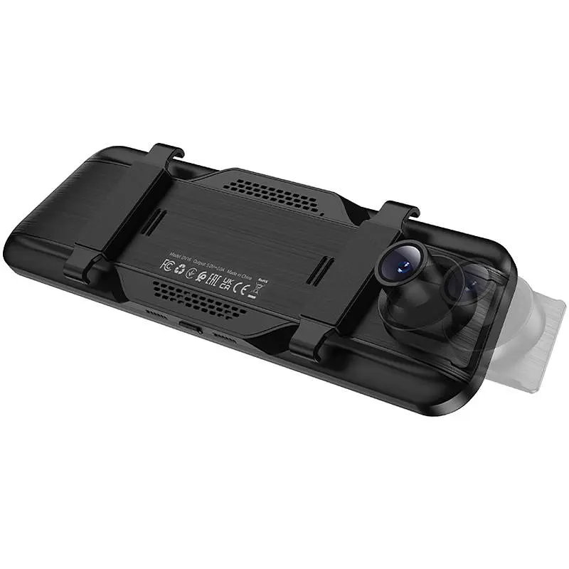 Автомобільний відеореєстратор дзеркало Hoco DV16 Dual-Channel Driving Recorder 1080p+720p Black - фото 4