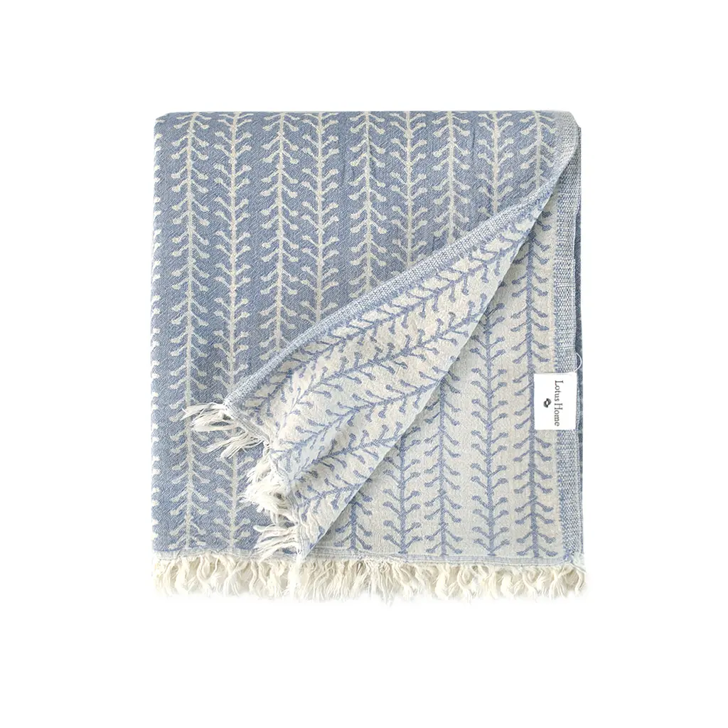 Покрывало Lotus Home - Tossa blue голубой 190x225 - фото 3