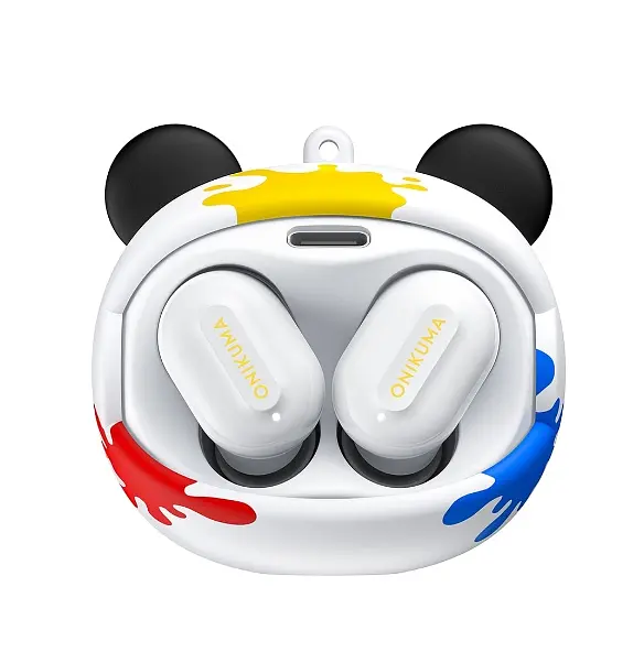 Навушники Bluetooth Onikuma T20 Panda White - фото 4