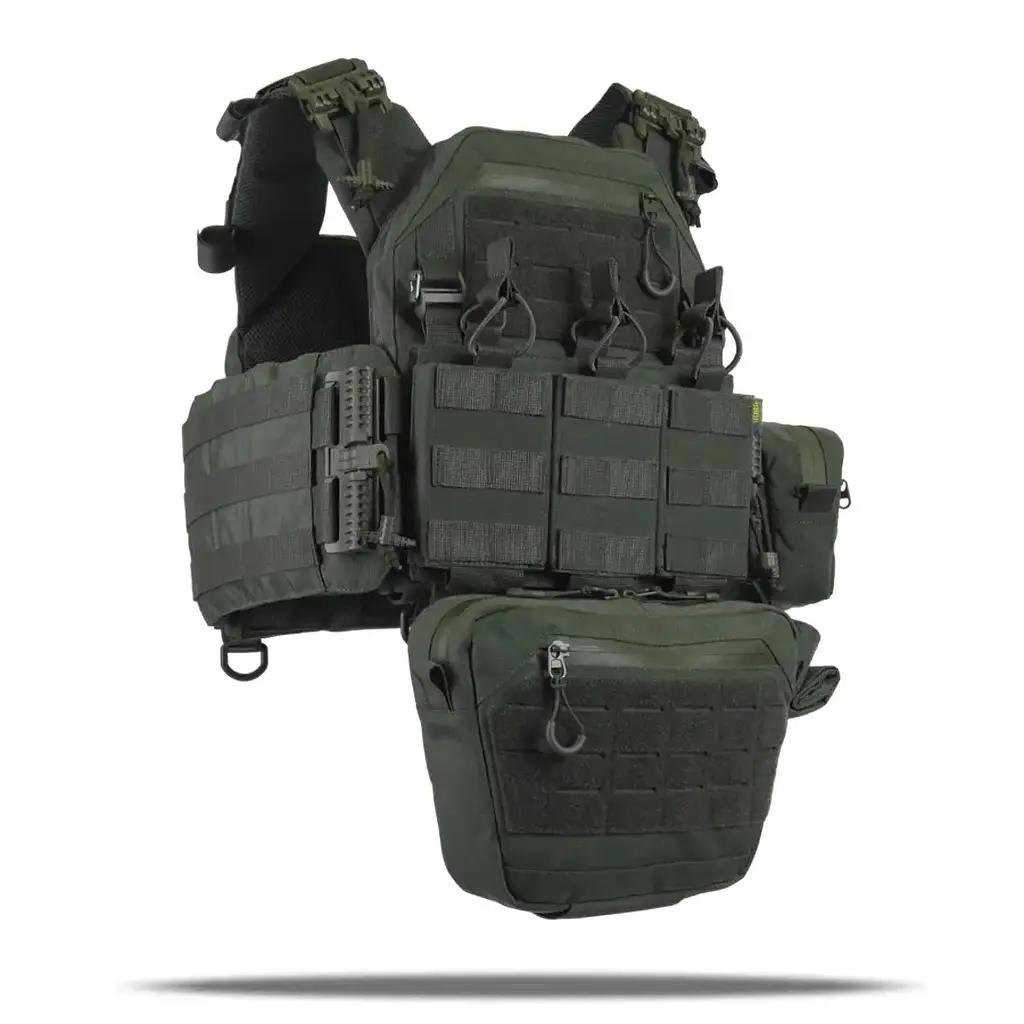 Плитоноска Kiborg GU gen.2 + 6 підсумків Khaki (1000-k55000) - фото 3