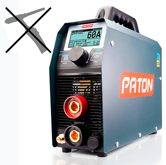 Аргонодуговий зварювальний інвертор Paton StandardTIG-200 WA без пальника