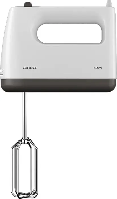 Міксер Aiwa TeSaberu AHX-600 ручний 450Вт| 2 швидк.| білий - фото 3