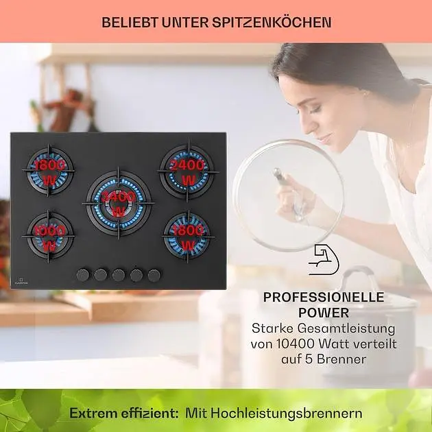 Варочная поверхность газовая Klarstein Firetale (10041300) - фото 4