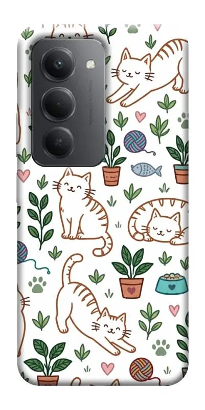 TPU чохол Demsky Cats pattern для Xiaomi Redmi 15 4G (Global) / 5G
